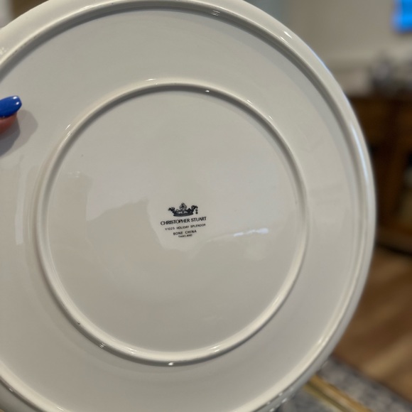 Vintage Christopher Stuart Cake Plate Bone China - Picture 3 of 3